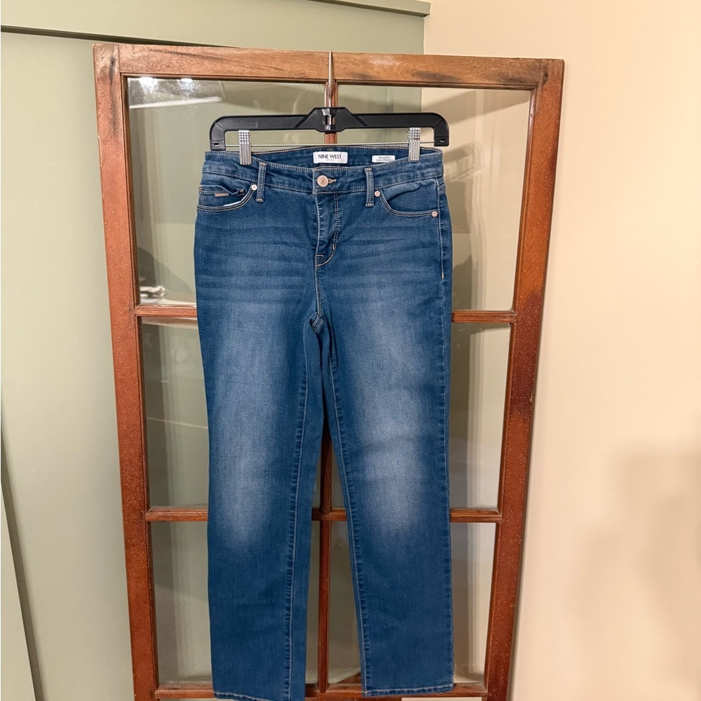 Nine West Slim Straight Jeans - Size 4 - Picture 3 of 4